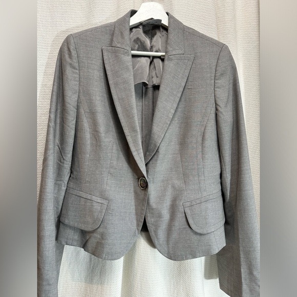 Akris punto size 10 women’s dress coat. Gray wool/elastane - Picture 5 of 7